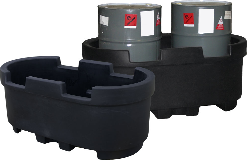 New Two (55 Gallon) Drum Containment Tank